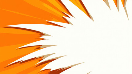 Naklejka premium Vibrant Orange and White Background with Prominent White Lines - Chaos