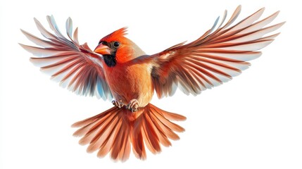 Fototapeta premium Bird. bird on white background. animal