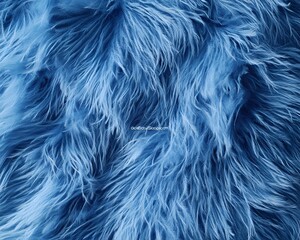 Fototapeta premium Blue Feather Texture Image