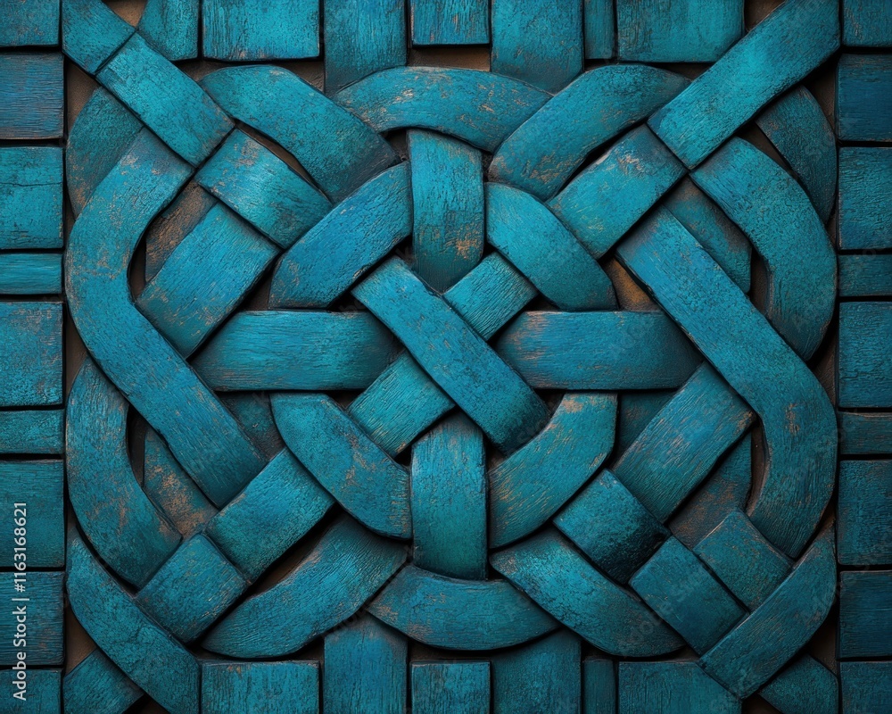 Poster explore stunning visual representations of traditional irish patterns in abstract texture modern int