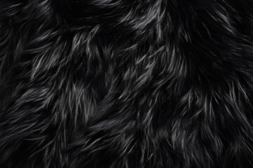 Black and Grey Fur Texture