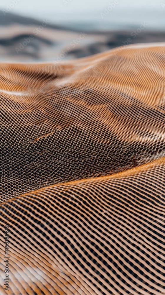 Poster abstract gold grid texture wavy lines geometric pattern brown background