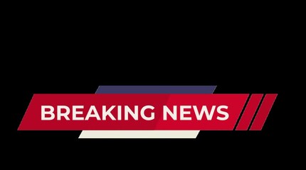 Breaking news animation 