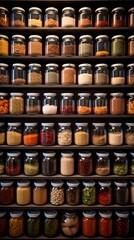 Spices and Grains Wall