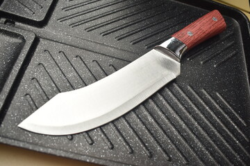 a unique knife for cooking anything. this knife is made of steel