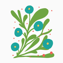 abstract flower fun color modern