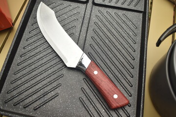 a unique knife for cooking anything. this knife is made of steel