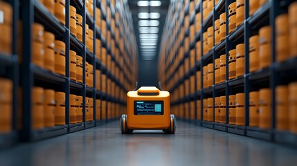 Innovative Robots Transforming Data Center Layouts for Enhanced Efficiency and Performance. Innovative Autonomous Networks Concept