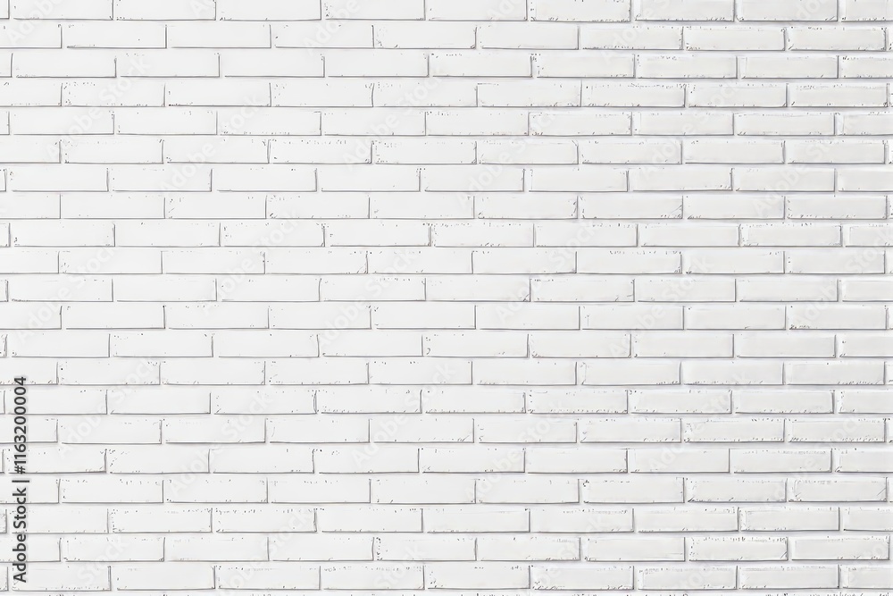 Poster close-up of a white brick wall with a visible textured surface, evenly lit. clean and minimalistic b