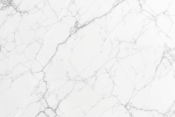 White marble surface with elegant gray veining patterns, smooth and polished texture, on a plain white background. Concept of luxury and minimalism. Ai generative