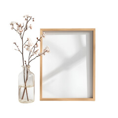 Black Wall Frame PNG cutout isolated on white and transparent background. black wall frame png, black photo frame transparent background, black frame cutout, isolated black frame, picture frame png,