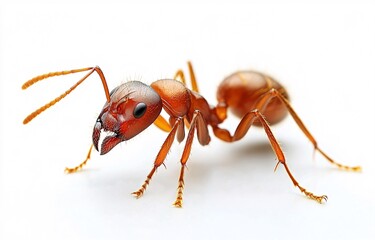 ant isolated on white background