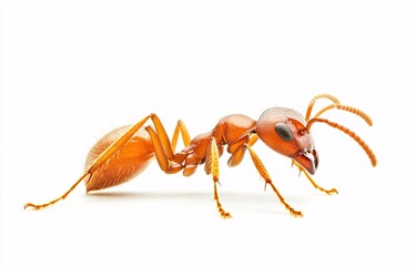 ant isolated on white background