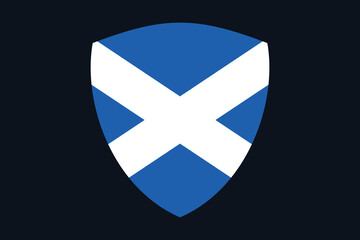Obraz premium Scotland flag sign, Scotland flag vector graphic, Scotland country flag is a symbol of freedom, National Scotland flag, vector illustration 