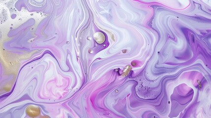 Fototapeta premium Textured Background with Gold Fluid Art Marbling Paint