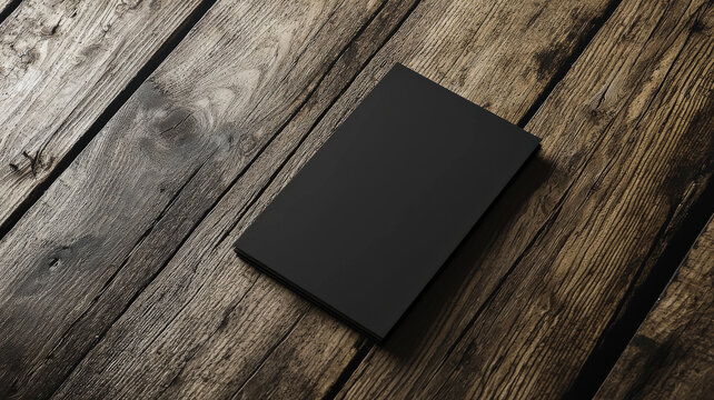 A customizable flyer mockup resting on a wooden surface, perfect for showcasing custom artwork, branding, or event details in a realistic and professional setting.