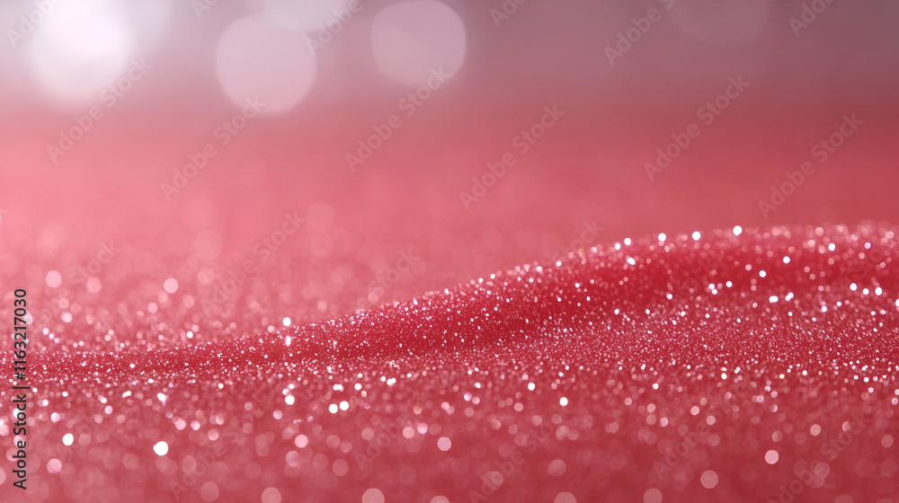 Poster sparkling pink glitter texture, shimmering background with subtle undulation and glimmering lights c