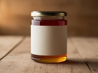 honey jars blank label 