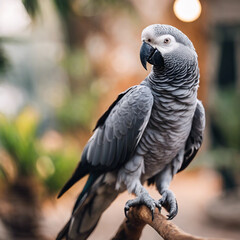 Fototapeta premium African Grey Parrot