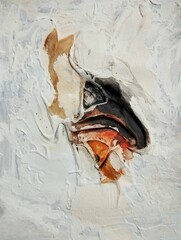 Minimalism contemporary high texture abstract painting colors composition background