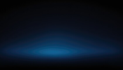 Empty dark concrete wall room studio background and floor perspective with blue soft light displays
5