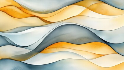 Abstract wave texture in autumn warm tones.