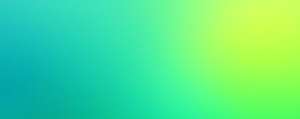 Gradient ombre background with turquoise teal light blue and lime green hues, abstract texture, noise