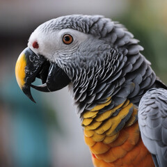 Fototapeta premium African Grey Parrot
