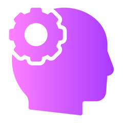 gear gradient icon