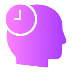 time gradient icon