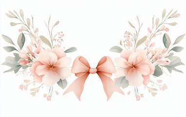 Vintage floral texture art background