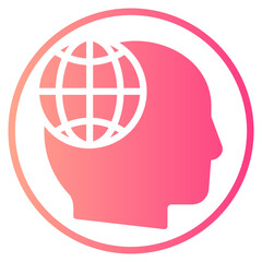 global gradient icon