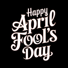 Naklejka premium April Fools' Day celebration