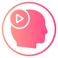video gradient icon