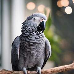 Fototapeta premium African Grey Parrot