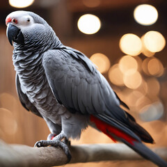Obraz premium African Grey Parrot