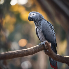 Obraz premium African Grey Parrot
