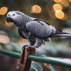 Fototapeta premium African Grey Parrot