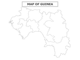 African Countries Geography Political map. Political map of country with capital, province or state capital, major cities and town.