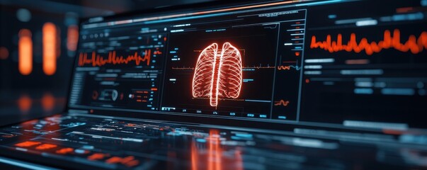 Obraz premium Revolutionary virtual diagnostics enhance telemedicine experience