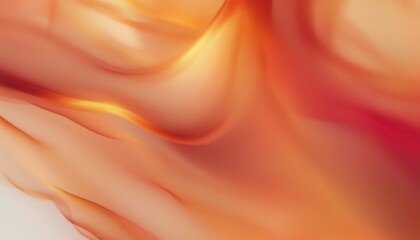 Obraz premium Abstract Orange and Cream Wave Flow Background for Modern Design and Artistic Projects