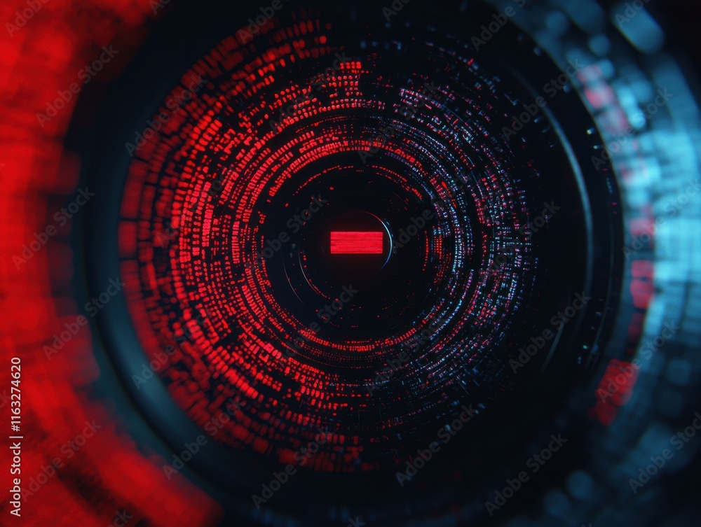 Poster digital data visualization technology lab infographic design futuristic environment close-up view da