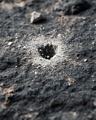 Ant Hole in Dry Ground