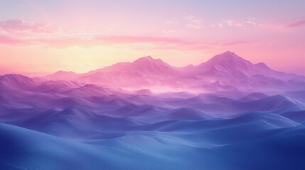 Obraz premium desert dunes at twilight
