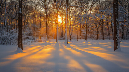  enchanted snowy forest