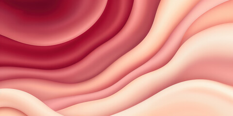 Abstract waves in soft pink and red tones create a soothing, flowing background that enhances any design.