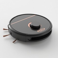 Modern Smart Robotic Vacuum Cleaner with Sleek Design and Features
