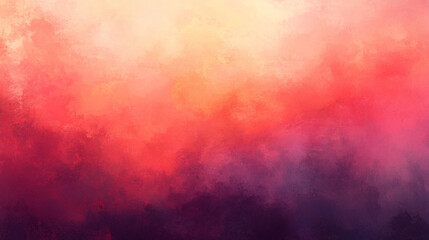 Fototapeta premium An abstract sky at sunrise or sunset, with blending vibrant colors of orange, pink, and purple.