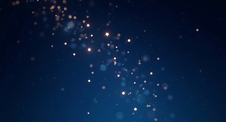 Obraz premium Glimmering Stardust Night: Celestial Dust and Sparkling Lights