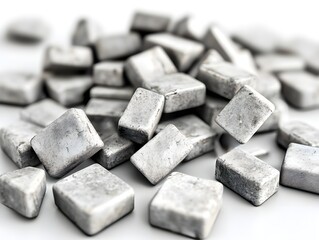 Pile of Grey Cubes